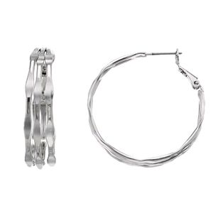 Simply Vera Vera Wang Triple Ring Hoop Earrings